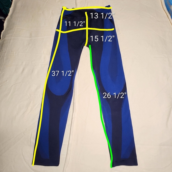 Kimberly C Blue Active Jacket Leggings Set Medium - Picture 12 of 12